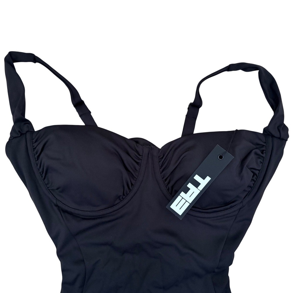 TA3 Sweetie Black Sculpting Swimsuit Tummy Control Shapewear NWT XS - Picture 4 of 8